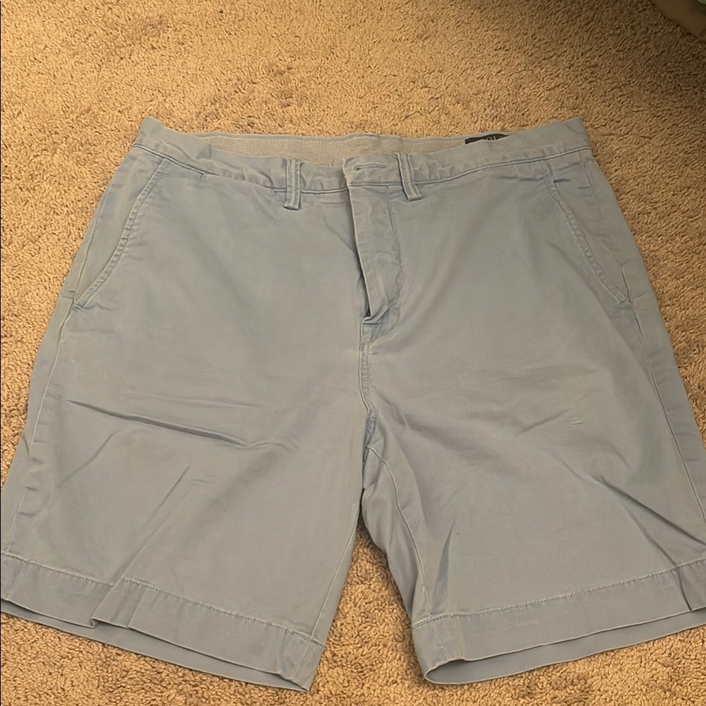 Polo by Ralph Lauren Flat Front Blue Shorts Tailored Style